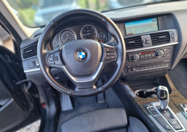 BMW X3 cena 56200 przebieg: 202000, rok produkcji 2013 z Przemyśl małe 631